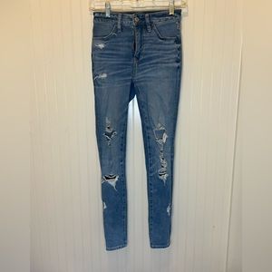American Eagle super high rise jeggings